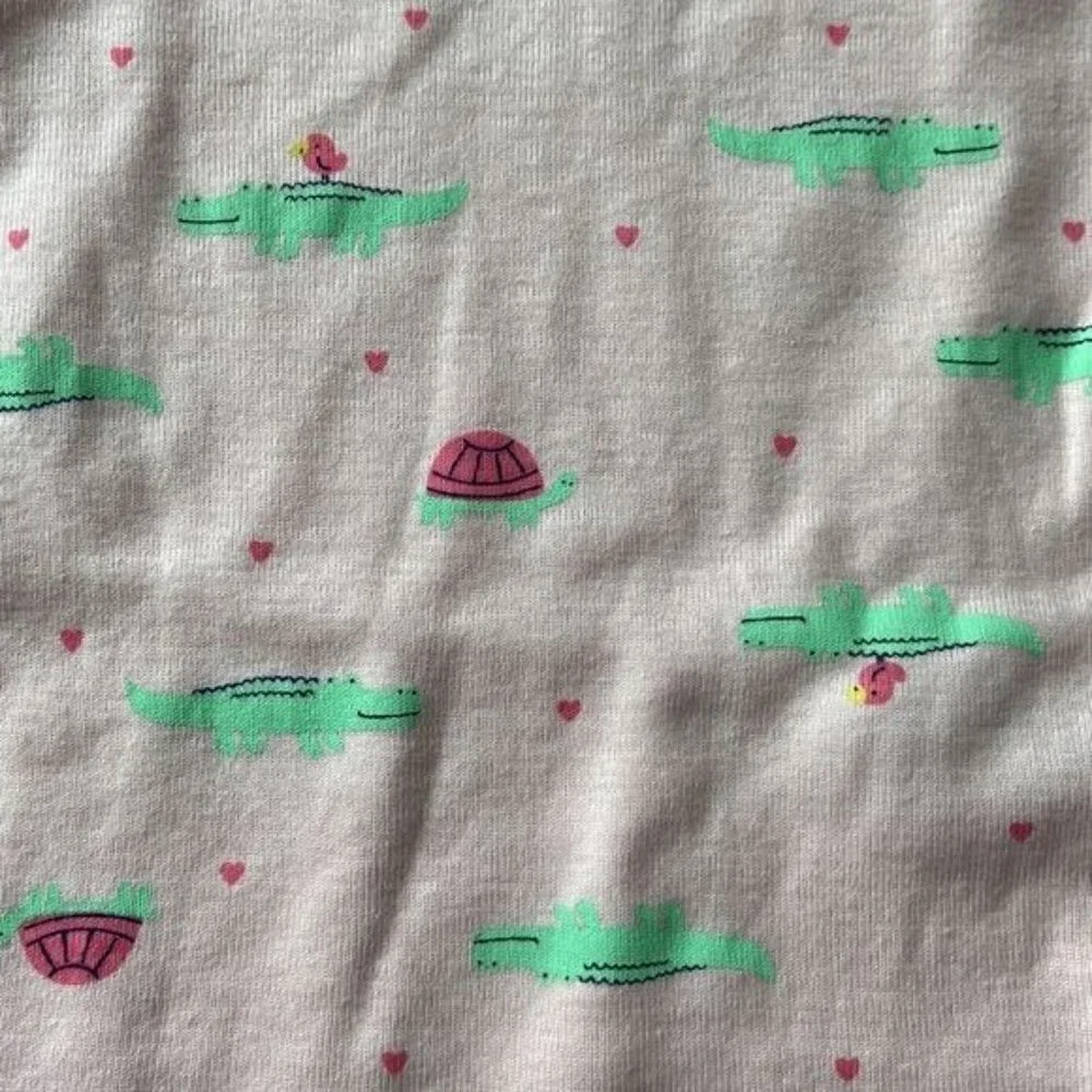 NWOT Baby Pink Alligator Undershirt Onesie 6/9m